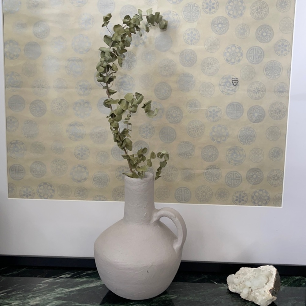 Clay pot vase Home decor